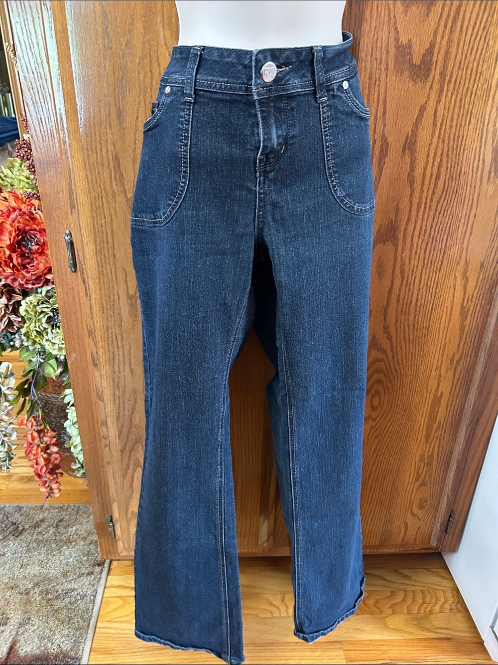 Rock & Republic Dark Indigo Wide Leg Jeans